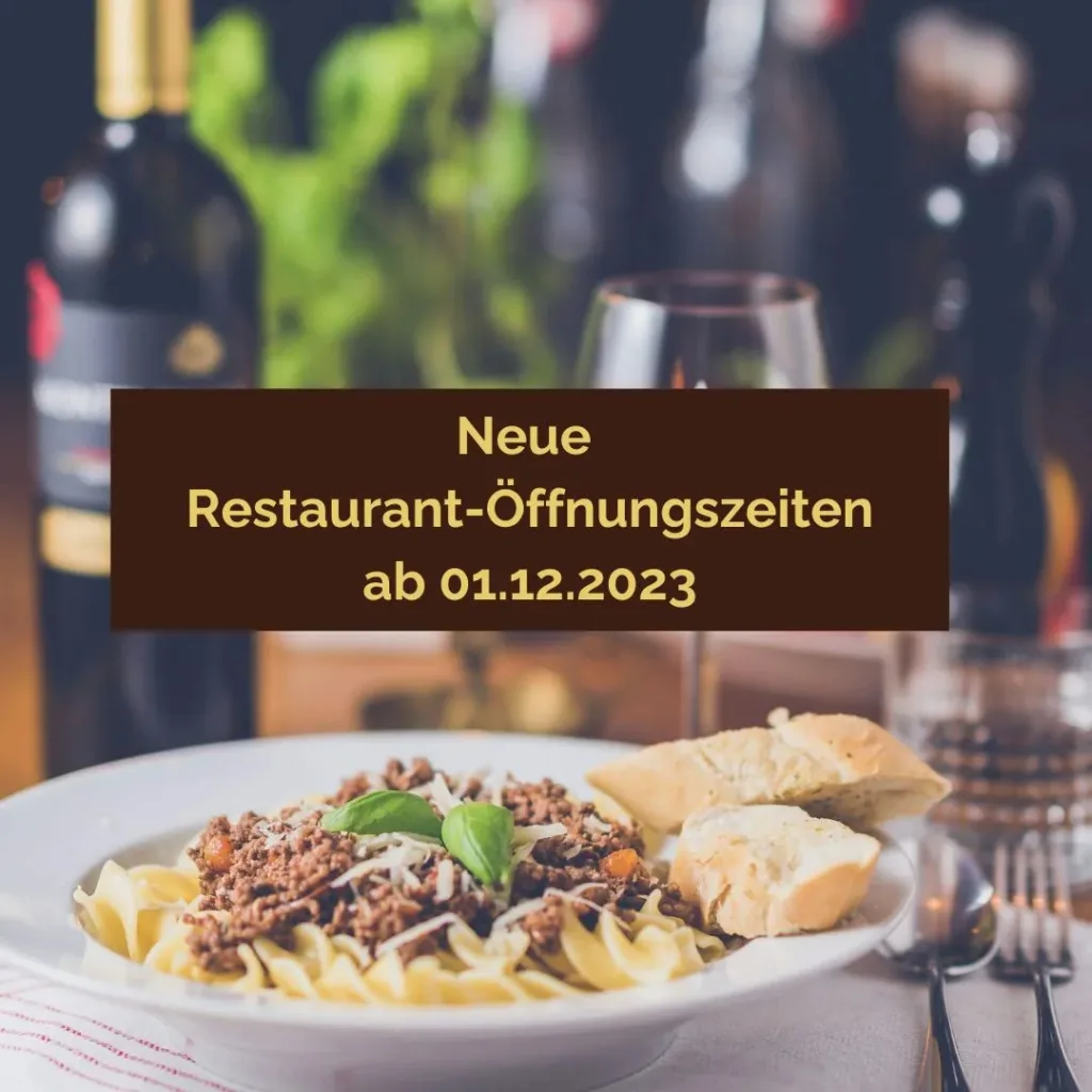 Neue Restaurant Öffnungszeiten