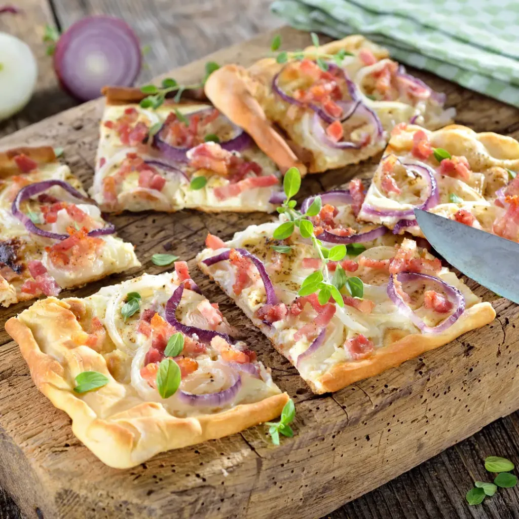 Flammkuchen Elsässer Art