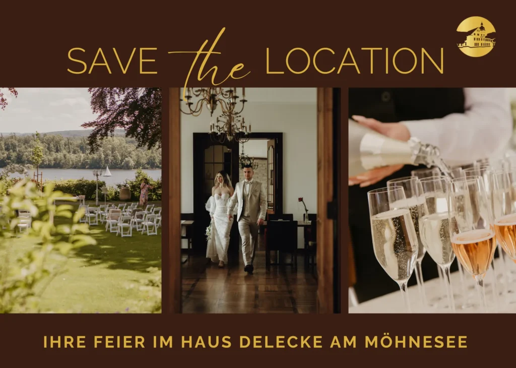 Bankettmappen Cover Haus Delecke